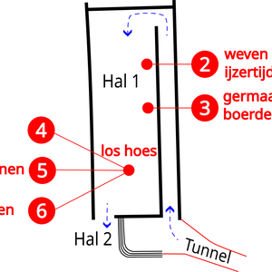Plattegrond Hal 1
